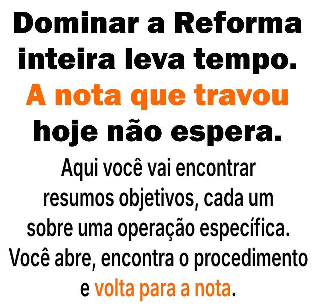 Resumos sobre a Reforma Tributária
